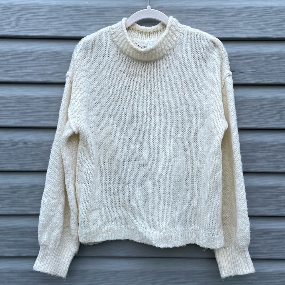 Abound Ivory Turtleneck Chunky Sweater